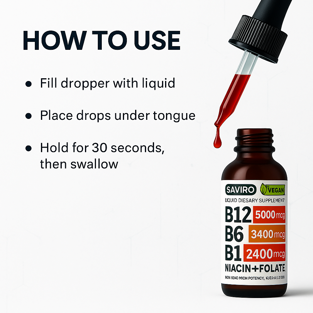 Saviro™ B12 Liquid Drops